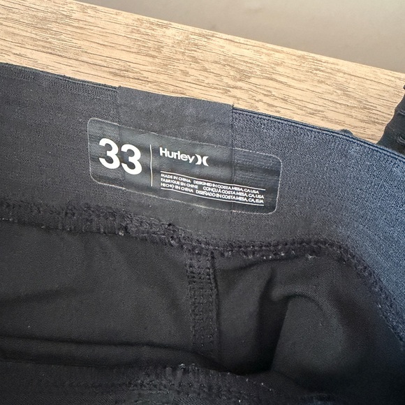 Hurley Phantom Board Shorts Black, Blue and Teal Striped size 33 - Picture 4 of 4